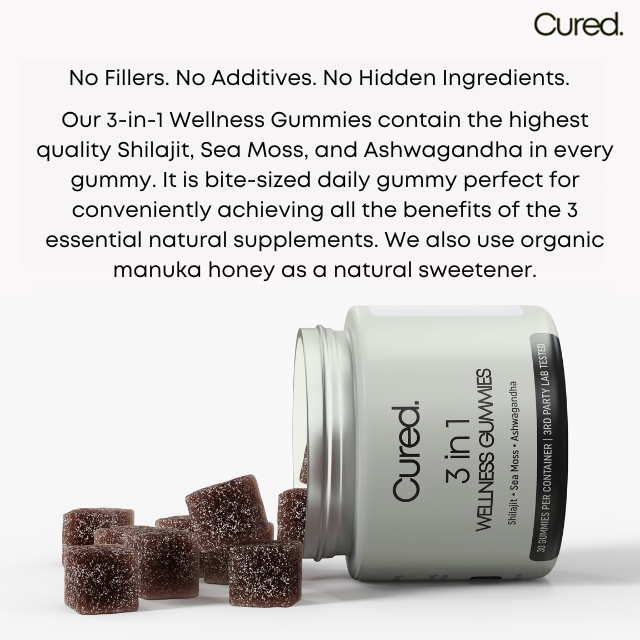 CURED® 3-in-1 Wellness Gummies - EARLY BLACK FRIDAY