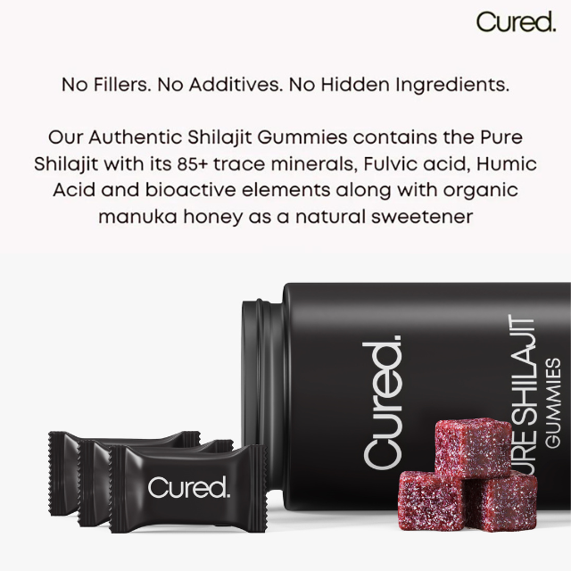 CURED® Pure Shilajit Gummies