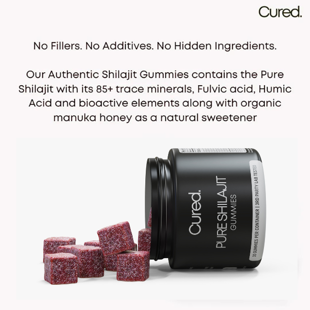 4TH OF JULY SALE - CURED® Shilajit Gummies